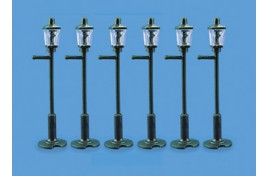 Gas Lamp Posts x 6 (non-operational) OO Scale